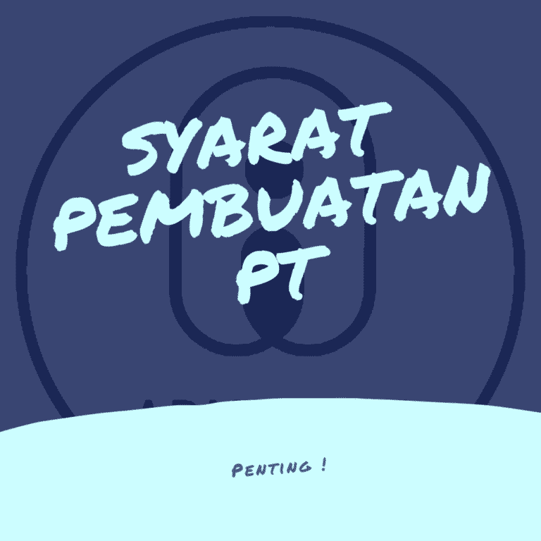 Syarat pembuatan pt