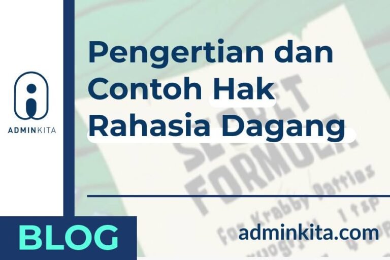 pengertan dan contoh hak rahasia dagang