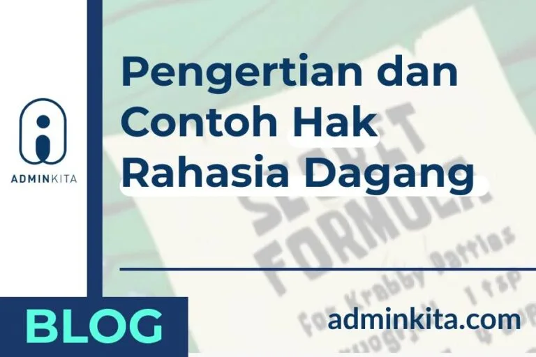 pengertan dan contoh hak rahasia dagang