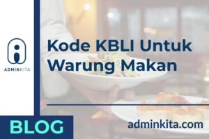 Kode KBLI untuk Watung Makan Restoran dan kedai minuman
