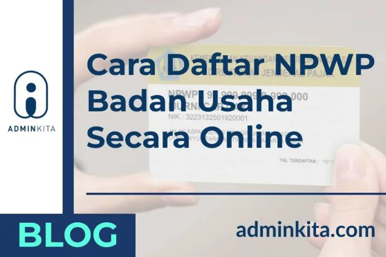 Cara daftar NPWP badan usaha secara online cuma 5 menit saja