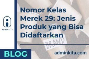 Nomor Kode Kelas Merek 29