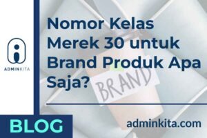 Kode Nomor Kelas Merek 30