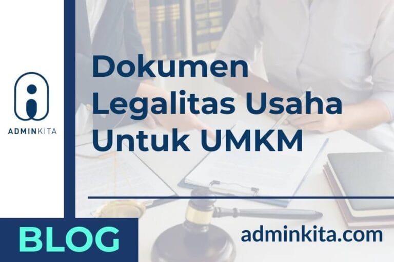 Dokumen Legalitas Usaha Untuk UMKM