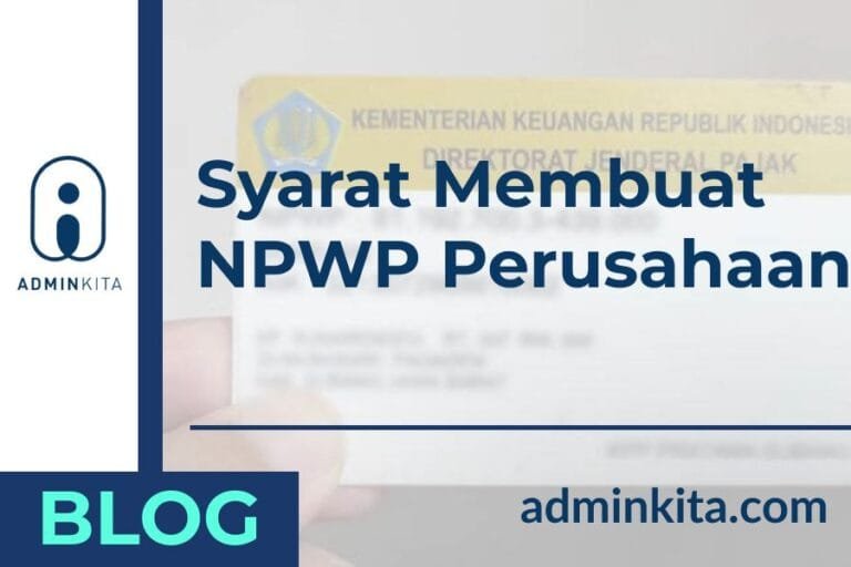 syarat membuat npwp perusahaan