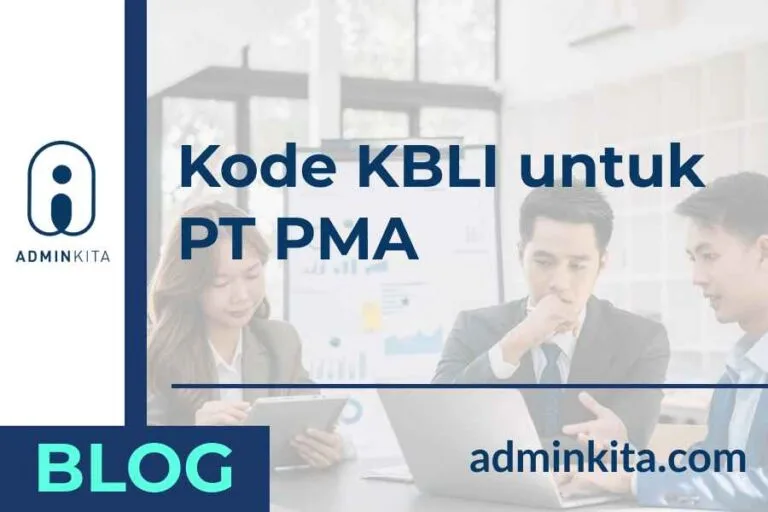 Kode KBLI PT PMA