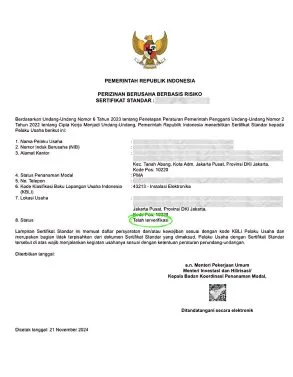 Verified Standart Certificate