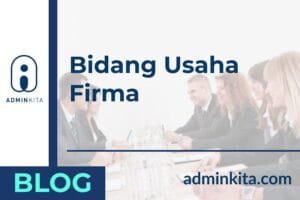 Badan Usaha Firma biasa bergerak di bidang
