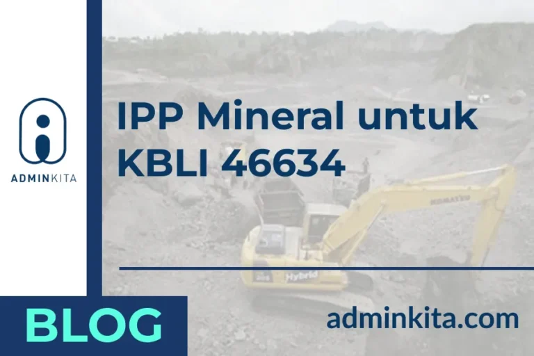 KBLI 46634 Perlu IPP (Izin Pengangkutan dan Penjualan)