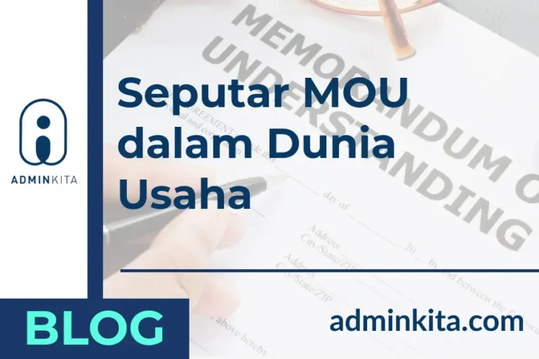 Apa itu Memorandum of Understanding (MOU) dalam Dunia Usaha_