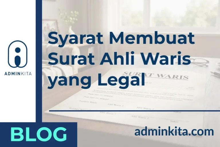 Syarat Membuat Surat Ahli Waris yang Legal