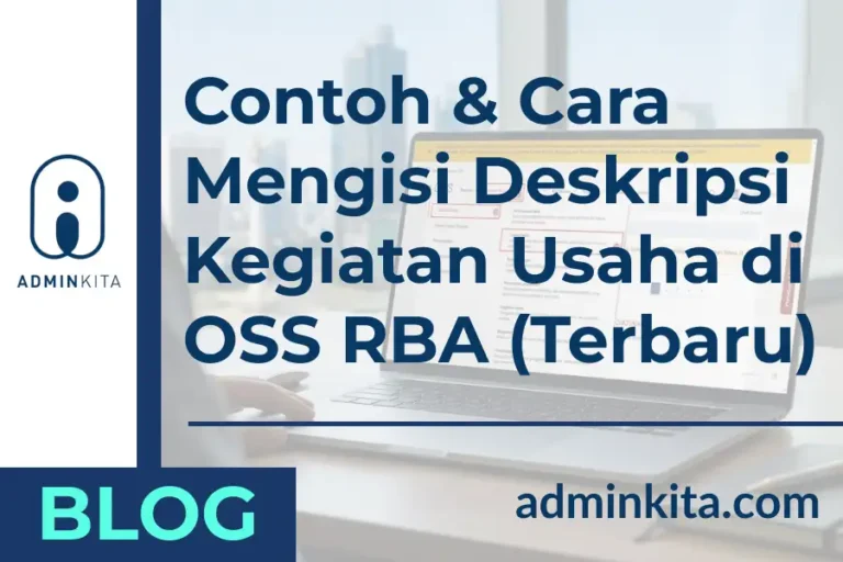 Contoh & Cara Mengisi Deskripsi Kegiatan Usaha di OSS RBA (Terbaru)